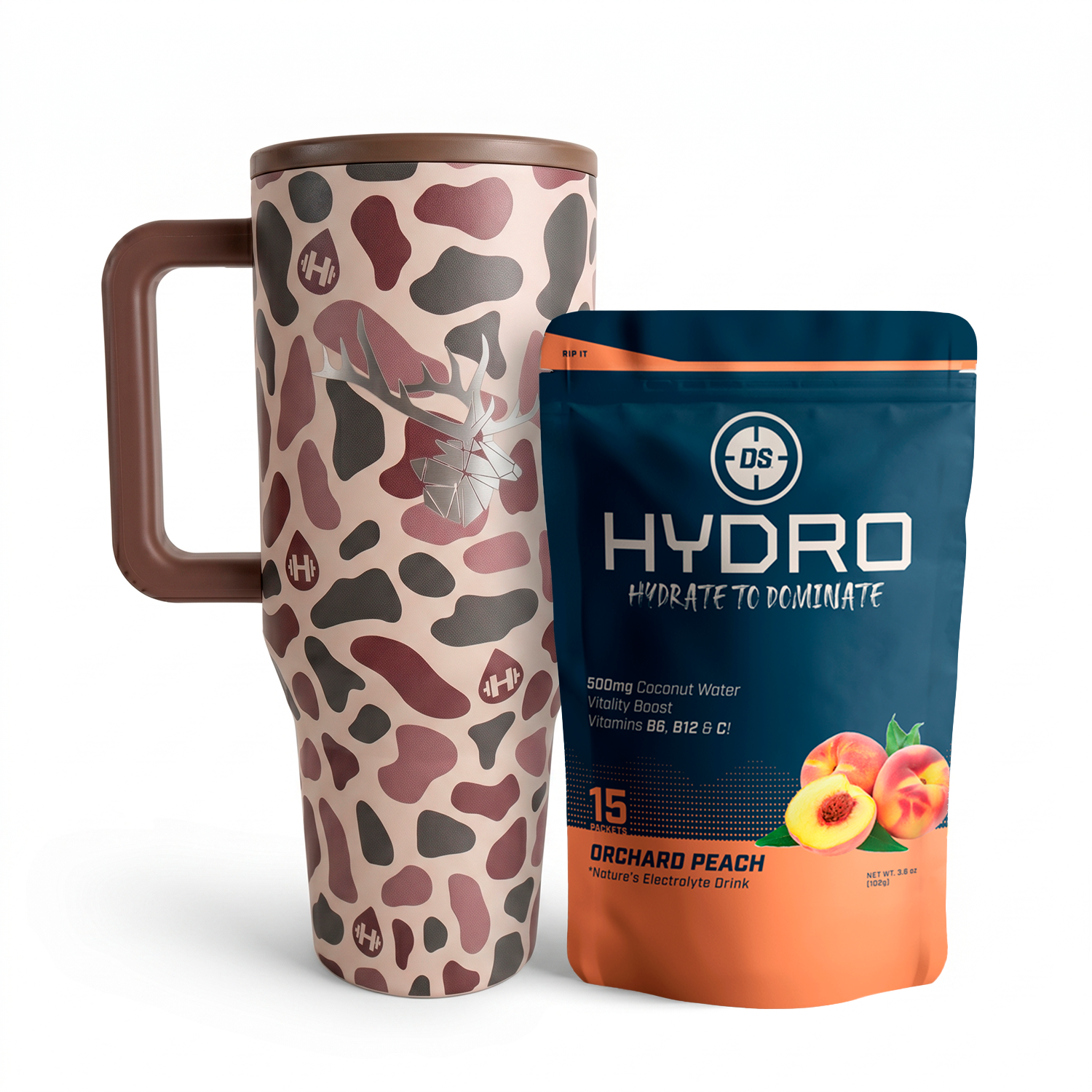 DS HYDRO + DUCK CAMO HYDROJUG TRAVELER COMBO