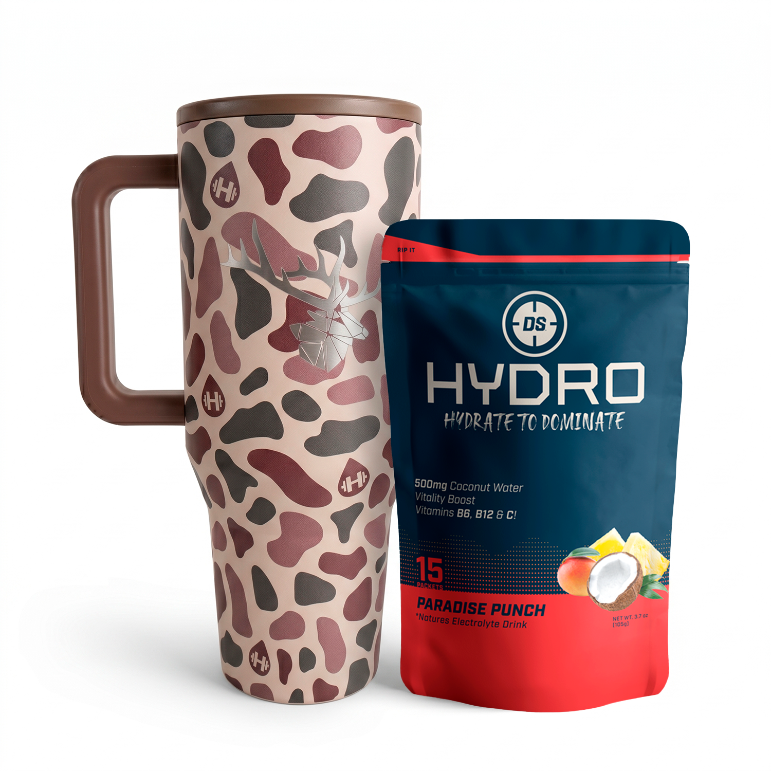 DS HYDRO + DUCK CAMO HYDROJUG TRAVELER COMBO