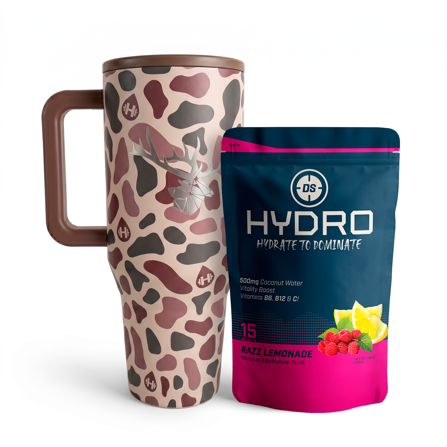 DS HYDRO + DUCK CAMO HYDROJUG TRAVELER COMBO