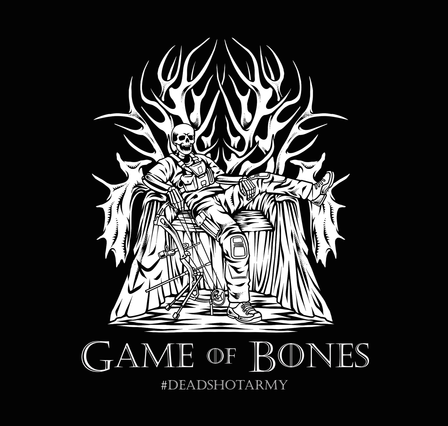 Deadshot Game of Bones Sticker